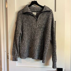 Knit Half Zip Sweater